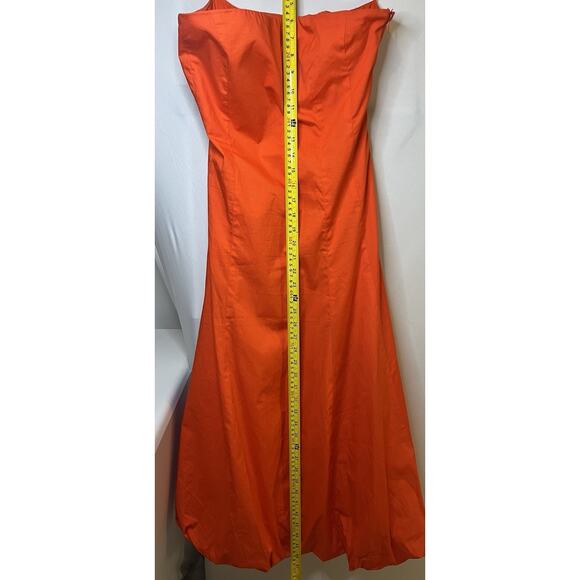 ASTR Women's Sleeveless Bubble Hem Dress Tangerine Size Large NWTS - Picture 6 of 8